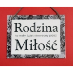 Rodzina to mały świat stworzony przez miłość