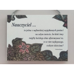 Tabliczka dla nauczyciela