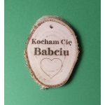 Plasterek brzozowy Kocham Cię Babciu
