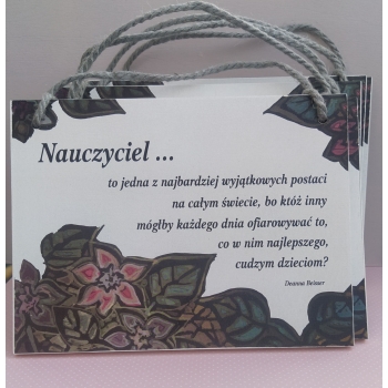 Komplet tabliczek dla nauczyciela