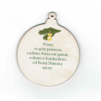 życzenia na bombce