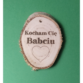 Plasterek brzozowy Kocham Cię Babciu