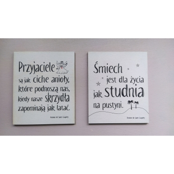 Magnesy z cytatami z Małego Księcia - zestaw 6 szt.