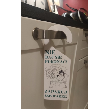 tabliczka na zmywarkę