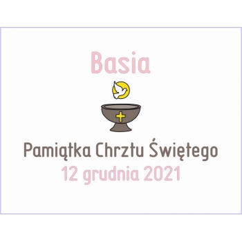 dedykacja na chrzest święty